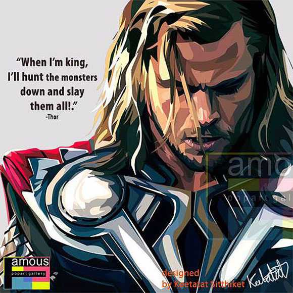 Thor : ver1 | imatges Pop-Art personatges Marvel