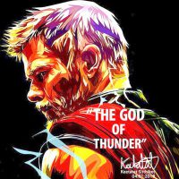 Thor : ver3 | Pop-Art paintings Marvel characters