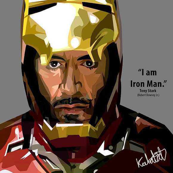 Toni Stark : ver1 | imatges Pop-Art personatges Marvel