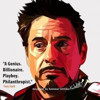 Toni Stark : ver2 | imatges Pop-Art personatges Marvel