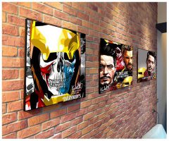 Tony Dark Side | Pop-Art paintings Marvel characters