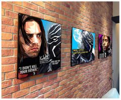 Winter Soldier | Pop-Art paintings Marvel characters