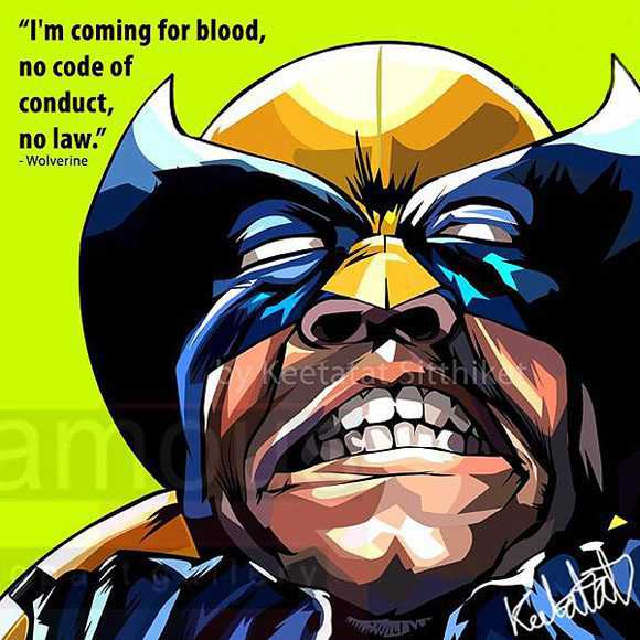 Wolverine : ver1 | imágenes Pop-Art personajes Marvel
