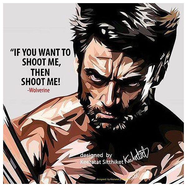 Wolverine : ver2 | imágenes Pop-Art personajes Marvel