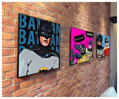 Batman : Gangnam | Pop-Art paintings DC-Comics characters