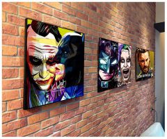 Batman & Joker : ver1 | Pop-Art paintings DC-Comics characters