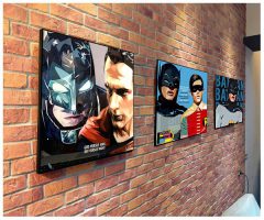 Batman & Robin : BB.Blue | Pop-Art paintings DC-Comics characters