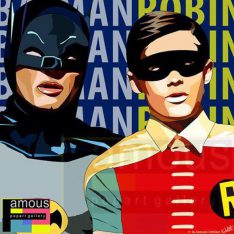 Batman & Robin : DK.Blue | images Pop-Art personnages DC-Comics