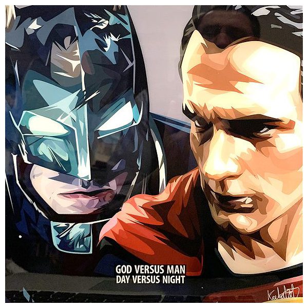 Batman & Superman | Pop-Art paintings DC-Comics characters