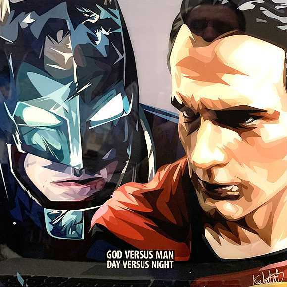 Batman & Superman | imatges Pop-Art personatges DC-Comics