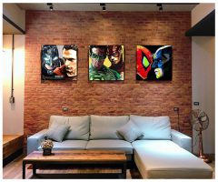 Batman & Superman | Pop-Art paintings DC-Comics characters
