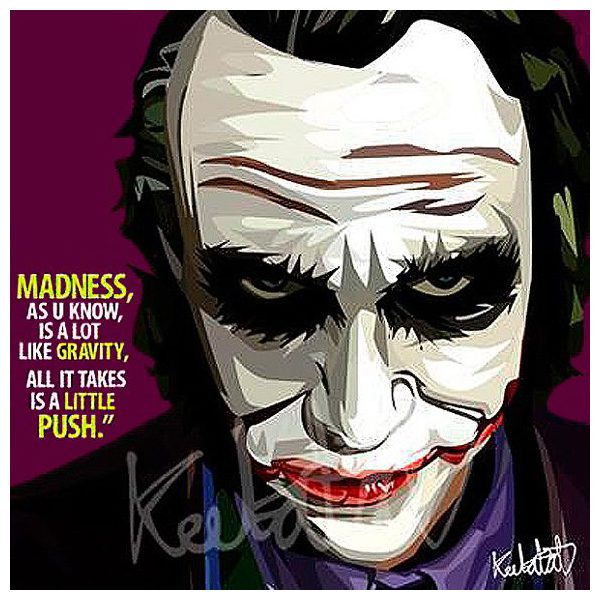 Joker : ver4 | imágenes Pop-Art personajes DC-Comics