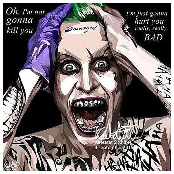 Joker : ver5 | imágenes Pop-Art personajes DC-Comics