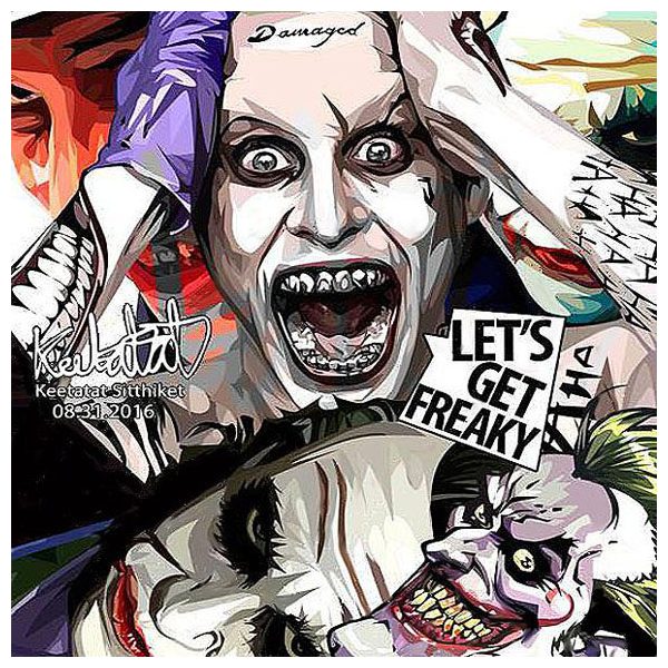 Jokers Freaky | Pop-Art paintings DC-Comics characters