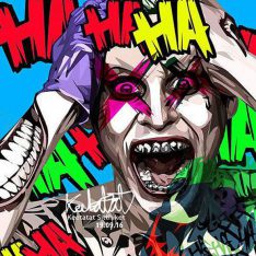 Joker : ver5 HaHaHa | imatges Pop-Art personatges DC-Comics