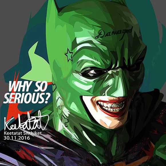 Joker in Batman | imágenes Pop-Art personajes DC-Comics
