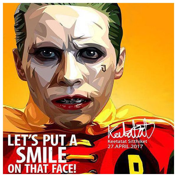 Joker in Robin | Pop-Art paintings DC-Comics characters