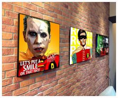 Joker in Robin | imágenes Pop-Art personajes DC-Comics