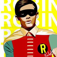 Robin : cartoon | Pop-Art paintings DC-Comics characters