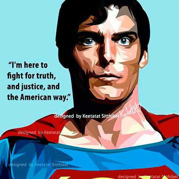 Superman : ver1 | imatges Pop-Art personatges DC-Comics