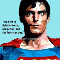 Superman : ver1 | Pop-Art paintings DC-Comics characters