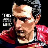 Superman : ver2 | Pop-Art paintings DC-Comics characters