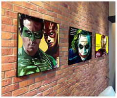 The Flash & Green Lantern | Pop-Art paintings DC-Comics characters