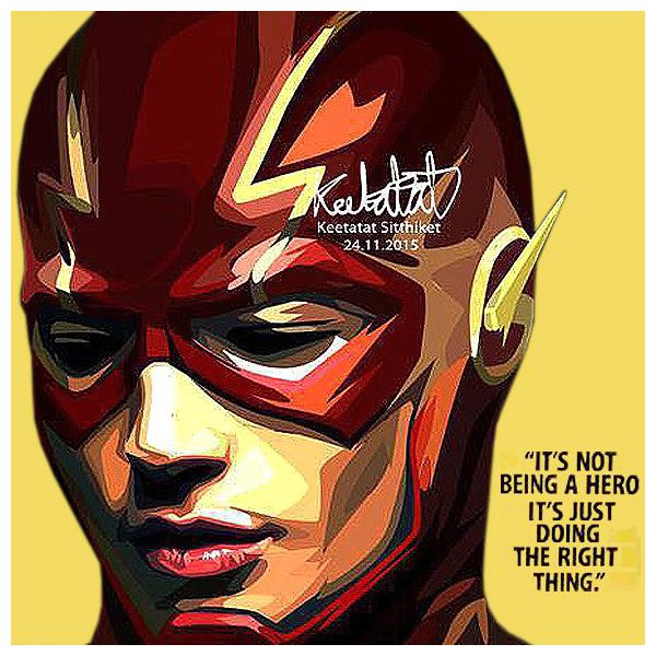 The Flash : Yellow | imágenes Pop-Art personajes DC-Comics