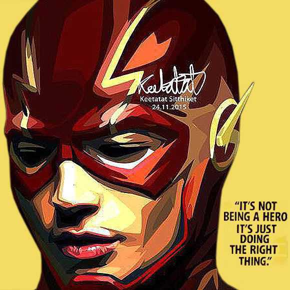 The Flash : Yellow | imatges Pop-Art personatges DC-Comics