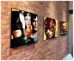 The Flash : Yellow | Pop-Art paintings DC-Comics characters