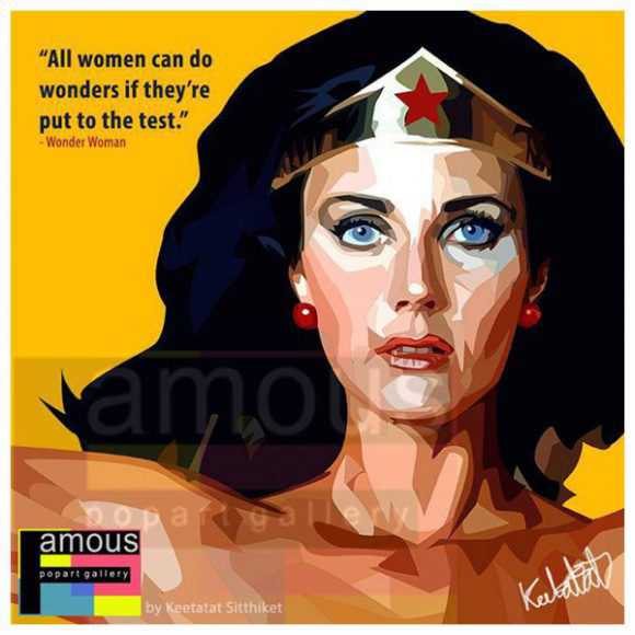 Wonder Woman : ver1 | imatges Pop-Art personatges DC-Comics