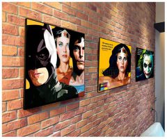 Wonder Woman : ver1 | imágenes Pop-Art personajes DC-Comics