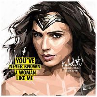 Wonder Woman : ver2 | Pop-Art paintings DC-Comics characters