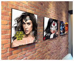 Wonder Woman : ver2 | Pop-Art paintings DC-Comics characters