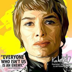 Cersei Lannister | Pop-Art paintings Movie-TV TV-series