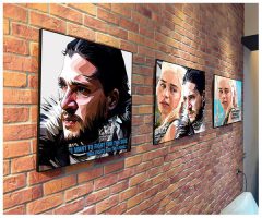 Jon Snow & Daenerys | Pop-Art paintings Movie-TV TV-series