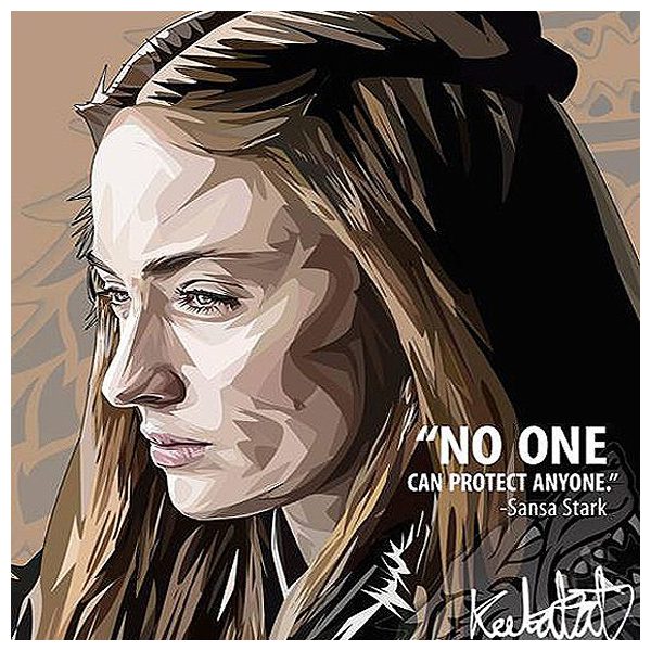 Sansa Stark | Pop-Art paintings Movie-TV TV-series