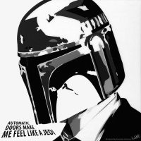 Boba Fett : BK/WH | Pop-Art paintings Star-Wars characters