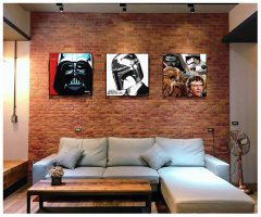 Boba Fett : BK/WH | Pop-Art paintings Star-Wars characters