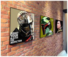 Boba Fett : Green | images Pop-Art personnages Star-Wars