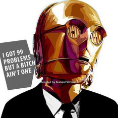 C3PO : ver2 | imágenes Pop-Art personajes Star-Wars
