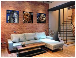 Chewie : Black | Pop-Art paintings Star-Wars characters