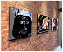 Darth Vader : Grey/Big | imágenes Pop-Art personajes Star-Wars