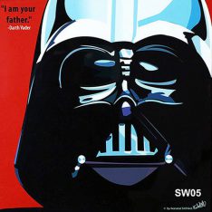 Darth Vader : Red/Father | Pop-Art paintings Star-Wars characters