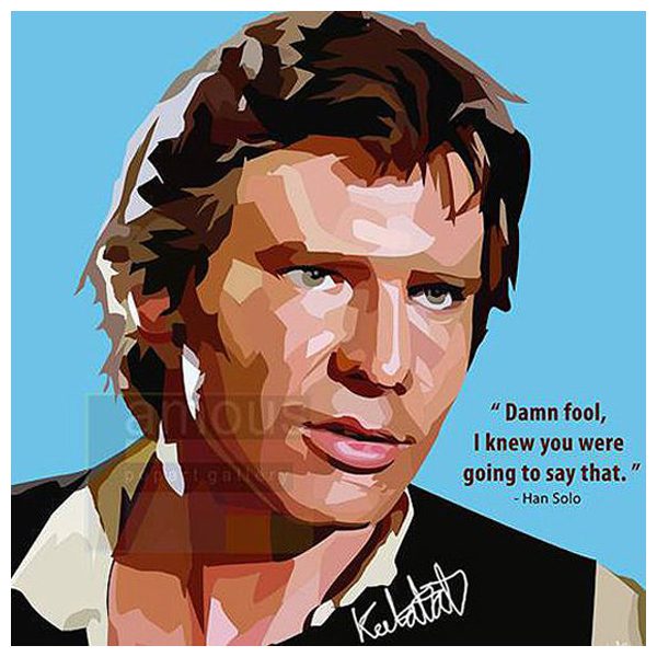 Han Solo | images Pop-Art personnages Star-Wars