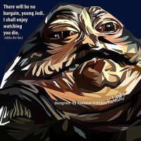 Jabba The Hut | imágenes Pop-Art personajes Star-Wars