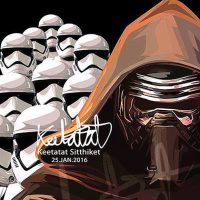 Kylo Ren & Storm Trooper | imágenes Pop-Art personajes Star-Wars