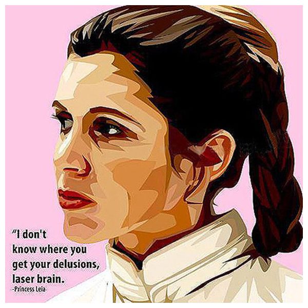 Princess Leia : ver1 | imágenes Pop-Art personajes Star-Wars