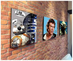 R2D2 & BB8 | imágenes Pop-Art personajes Star-Wars
