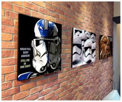 Storm Trooper Group | Pop-Art paintings Star-Wars characters